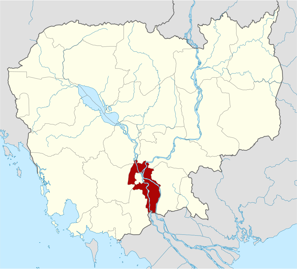 Kandal Province on Map