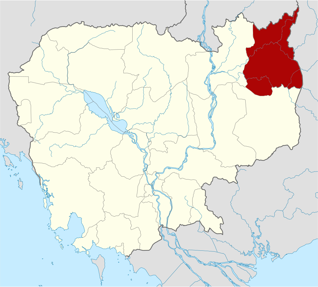 Map of Ratanakiri © Kmusser